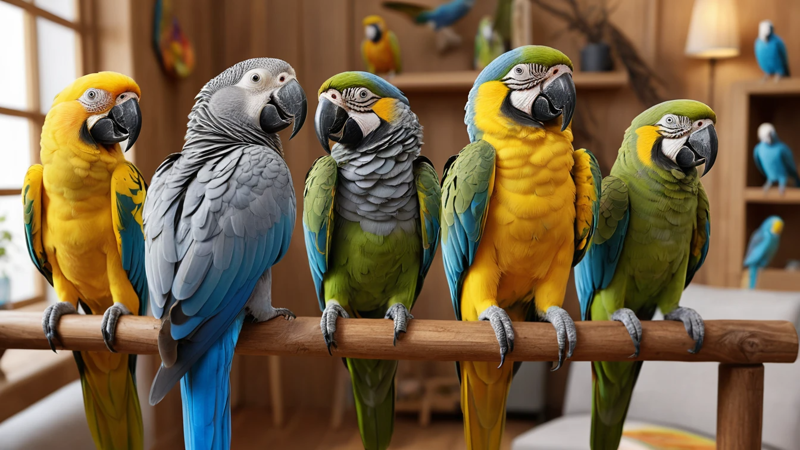 Colorful Pet Birds That Talk